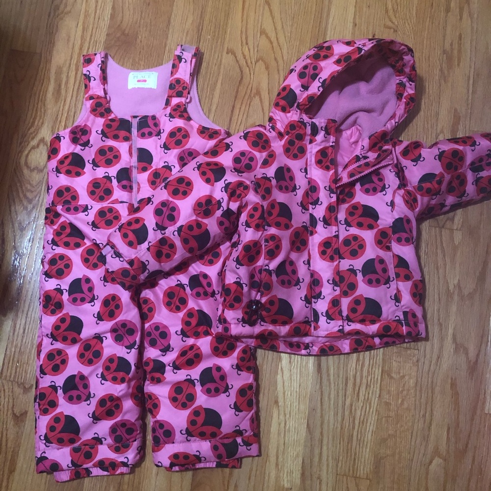 Children’s Place Ladybug coat and snowsuit 2T